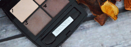 Моя осень с косметикой IsaDora (Eye Shadow Quartet #44 "Muddy nudes",Colorful Eyeliner #12 "Dark Brown",Lip Desire sculpting lipstick #52 "Praline")