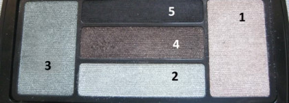 Тени Lancome Hypnose Drama Eyes 5 color palette Smoky Eyes DR 3 Vert Mystere