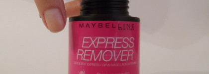 Тест-драйв жидкости для снятия лака Express Remover от Maybelline