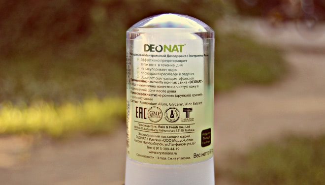 Почему я не сдружилась с Crystal Deodorant и полюбила Deonat Aloe Mineral Deodorant stick