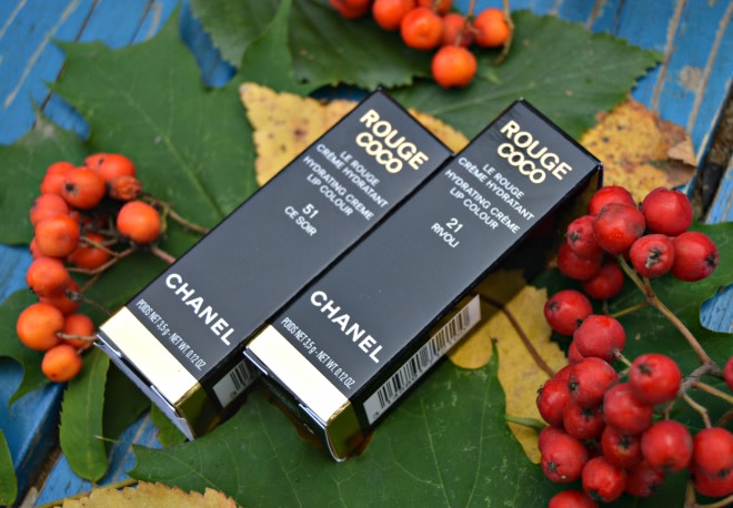 Знакомство с помадами Chanel Rouge Coco - #21 Rivoli и #51 Се Soir