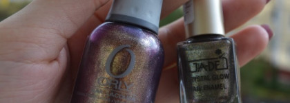 Orly Ingenue и Ga-De #814 Golden Savannah - совершенно осенний, сверкающий дуэт)