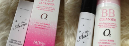 Волшебный CC Cream TonyMoly Luminous Pure Aura и смывалка для него Skin79 Bubble BB cleanser