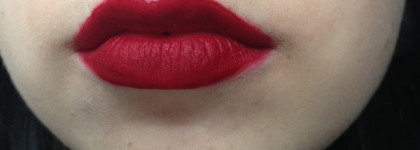 Настоящая кровь на губах с Nouba Millebaci Long Lasting Lip Color - жидкая устойчивая помада в оттенке 46