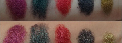 Набор минеральных теней Tammy Tanuka Sigil Inspired, часть 1: темная сторона, оттенки Fortune-Teller, Necropolis Keykeeper, FireDancer, Queen of the Dark Dragon,  Huntress on Gold Dragon