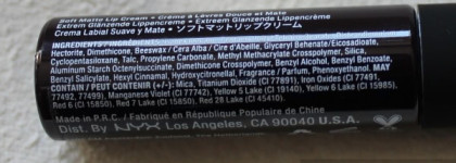 Nyx Soft Matte Lip Cream в оттенке Transylvania - жидкая матовая губная помада