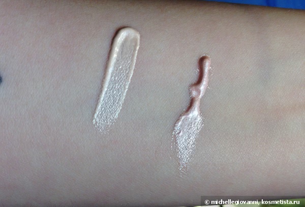 Nyx Born To Glow Liquid Illuminator LI 01 Sunbeam и Seventeen Ideal Cover Liquid Concealer 01 Highlight - любимые хайлайтеры