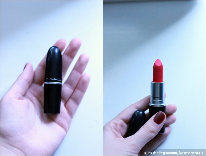 MAC Retro matte lipstick оттенок All Fired Up