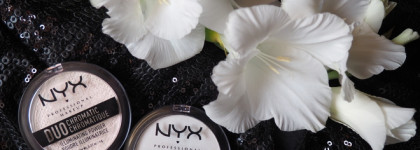 Nyx Duo Chromatic Illuminating Powder: Snow Rose + Twilight Tint