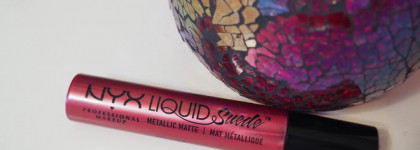 Nyx Liquid Suede metallic matte 34 Pure Society - мой первый матовый металлик