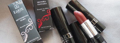 Знакомство с косметикой L'Arte, часть 1: помады