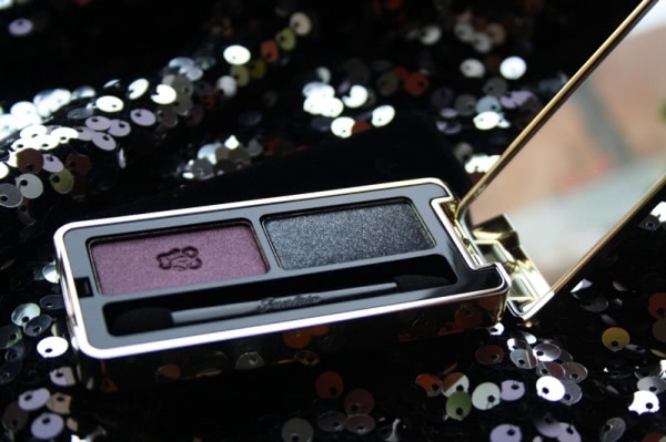 Рождественская коллекция 2014-2015 Guerlain Un Soir a L’Opera (Вечер в опере) Holiday 2014 Collection или мои первые двойные тени Guerlain L’Ecrin 2 Couleurs Eyeshadow в оттенке 10 Cygne noir