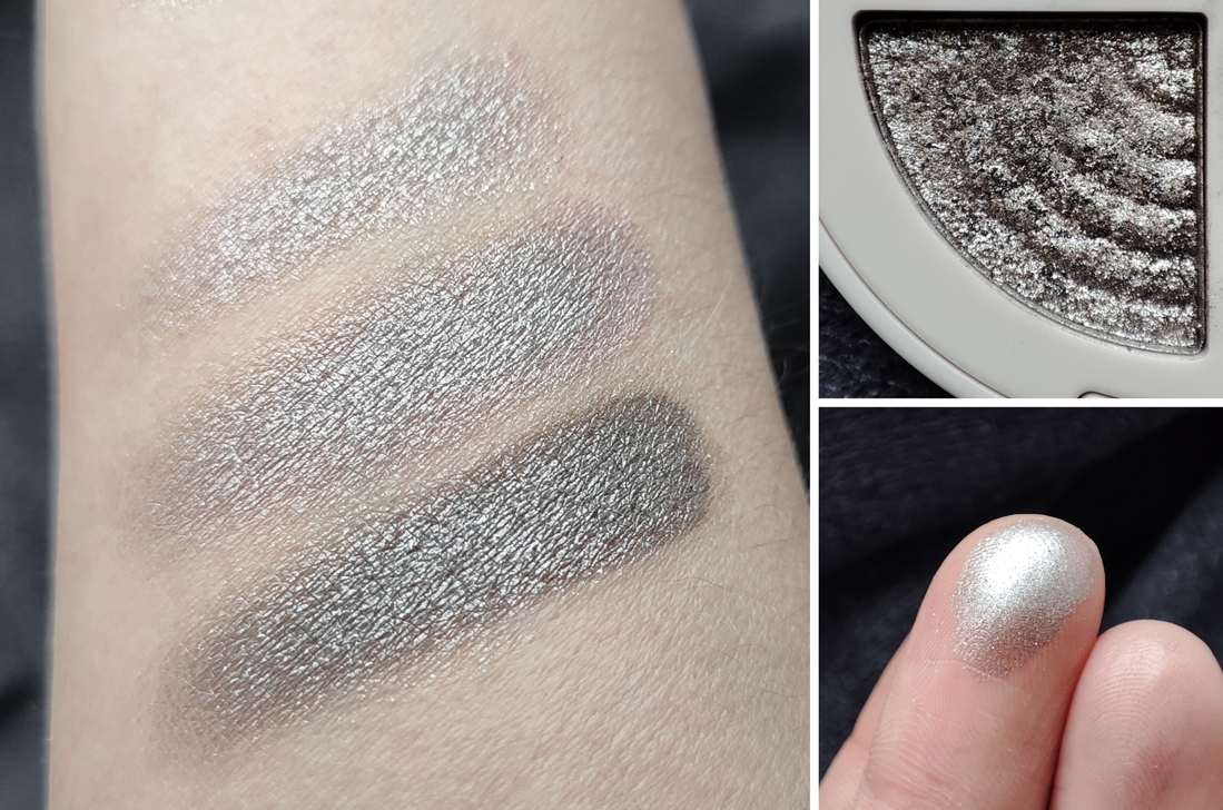 Сверху вниз: без базы, база, кремовые тени. Снимки сделаны при дневном свете.