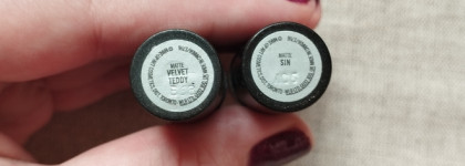 Провожая классику: MAC mini MAC matte lipstick - Velvet Teddy, Sin