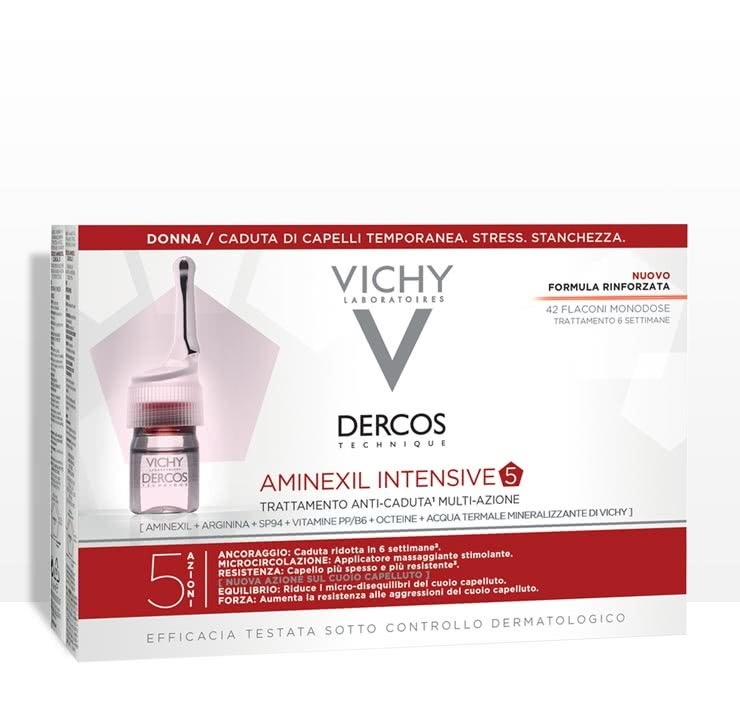 Dercos Aminexil Intensive 5 Vichy - остановить выпадение волос за 48 часов
