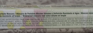 Clinique high impact waterproof mascara (mascara impact optimal waterproof) No. 01 Black