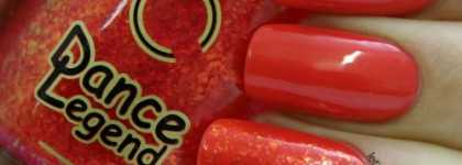 Dance Legend № 362 + Dance Legend - Candy Flakes - Lollipop + lipstick nail art