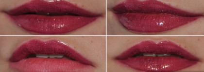 Моя темная сторона... Clarins Gloss Prodige #7, Sephora Cream Lip Stain #4, Collistar Rossetto Design #6, Mac Lipstick Cyber