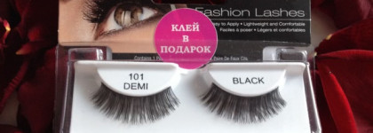 Мой голливудский маст-хэв накладные ресницы Ardell Fashion Lashes 101 Demi Black