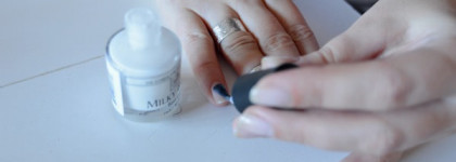 Мат или не мат? Эффект "влажного" ногтя INM Looks Wet Ultra High Gloss Topcoat и матирующей сушки Inm Out the Door Matte Top Coat
