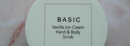 BASIC Raspberry & Coconut Fluid Hand & Body Cream by Odiva.ru и BASIC Vanilla Ice-cream Hand & Body Scrub by Masura
