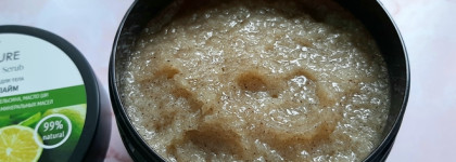 Innature гель для душа с лавандой и скраб для тела с маслом ши и лаймом. Взбодриться утром и успокоиться вечером