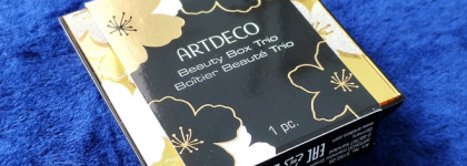 Тени для век `Artdeco` Eyeshadow перламутровые № 375, № 395 и матовые № 524, в новом, золотом футляре