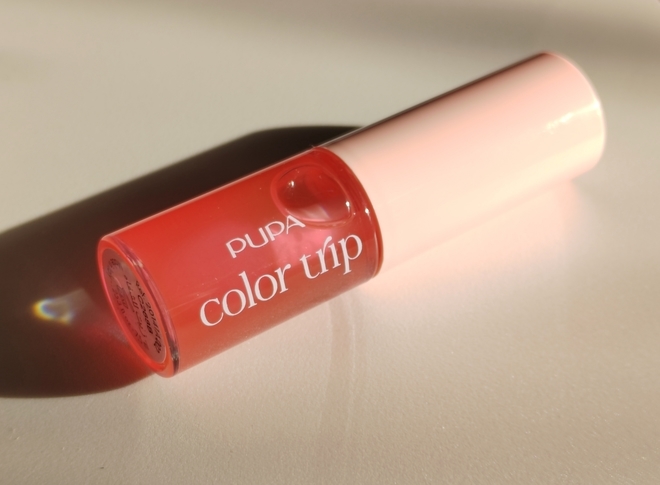 Pupa Color Trip Nourishing Lip Oil Orange Flavour  № 002 glassy coral Питательное масло для губ