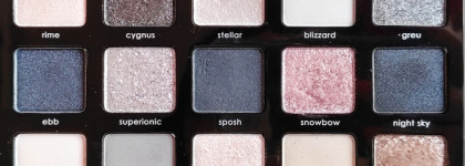 Палетка теней Natasha Denona Xenon - самая сверкающая и холодная среди остальных в моей коллекции