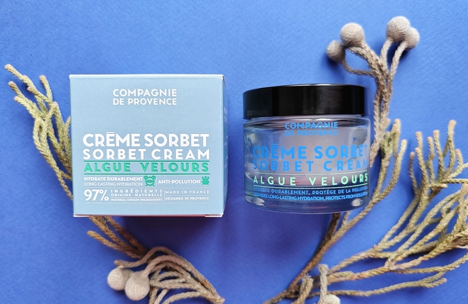 Увлажняющий крем-сорбет для лица Compagnie De Provence Algue Velours