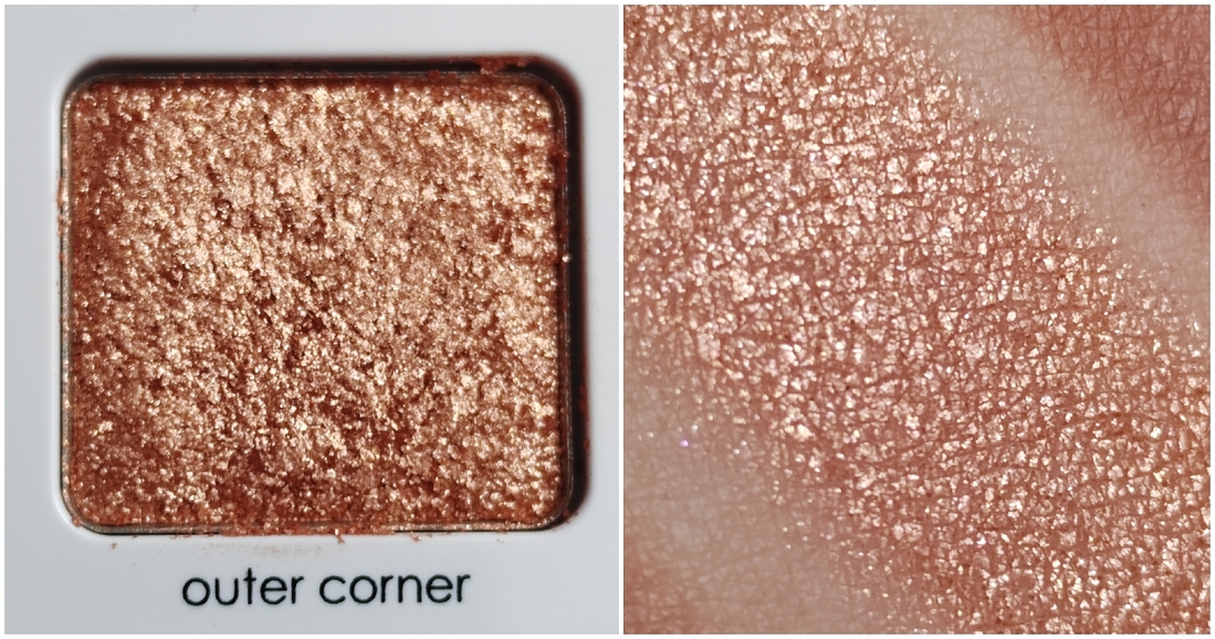 Металлик цвета меди. Очень яркий и насыщенный цвет. На солнце - красивый блеск старинных золотых монет, при дневном же освещении - кажется обычным насыщенным рыжим.