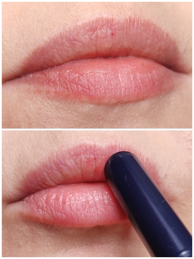 Губы ДО/ После. Нанесение блеска без помощи кисти, напрямую стиком