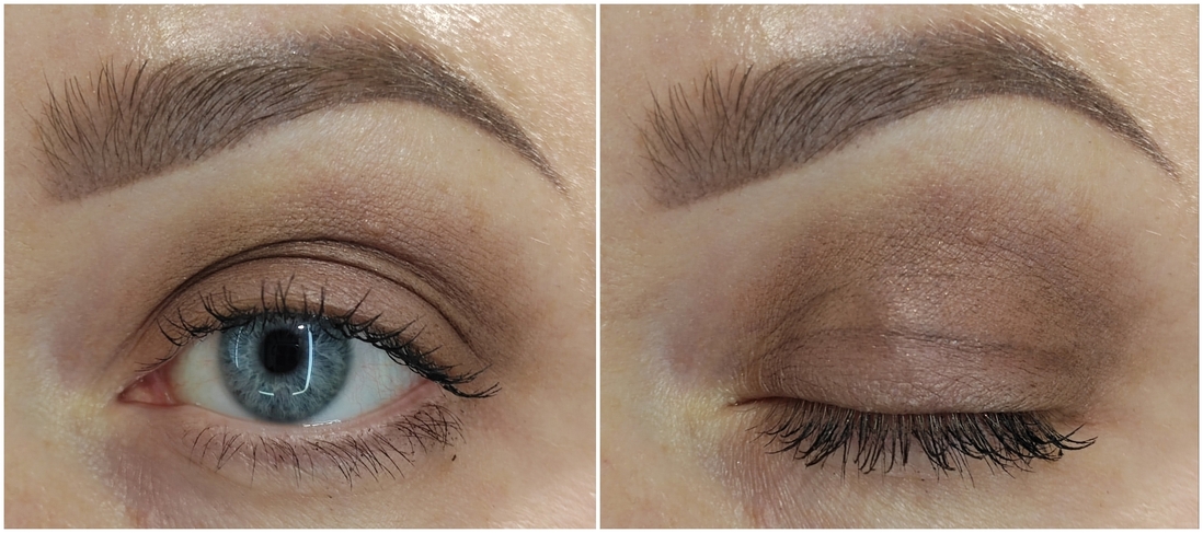 Перед демакияжем растерла тени пальцем