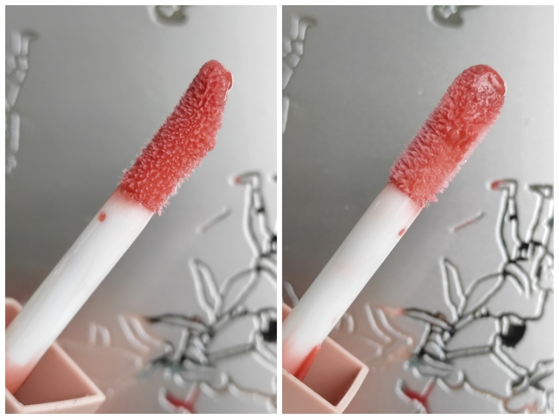 Спонж больше среднего размера, скошенный, ворсинки очень мягкие, в использовании нежен. Дозатор ужасный, протекает, приходится часто вытирать излишки средства с горлышка. Также, может выдавать излишки продукта на спонж.