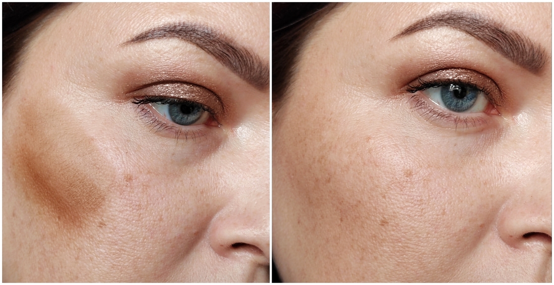 Дневное освещение. Каждый оттенок перенесла пальцем, да пожирнее. Кистью все прекрасно растушевалось.