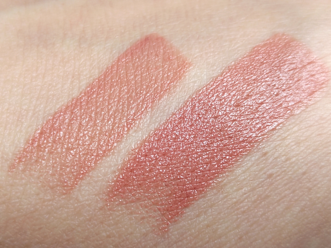 Слева - один слой, справа - три слоя