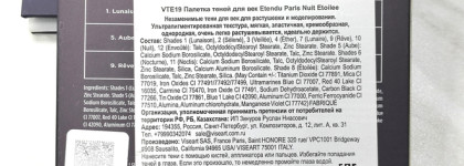 Магия ночного Парижа с палеткой теней Viseart Paris Nuit Étoilée Etendu Eyeshadow Palette