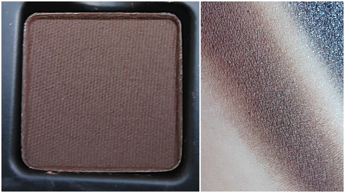 Envoute - прекрасный по качеству матовый, не осыпается, легко тушуется. Очень пигментирован! Цвет кофейных зерен.