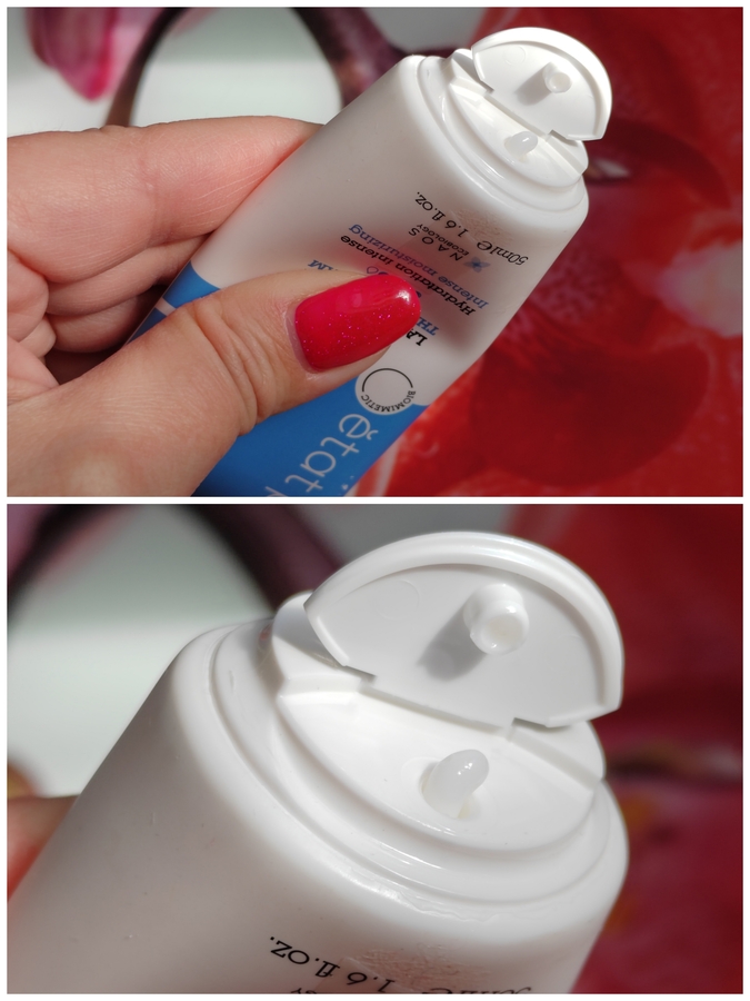 А это уже новая упаковка. Здесь текстура крема без изменений - средней плотности и без жидкости.