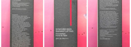 Тональный крем с эффектом лифтинга Shiseido Synchro Skin Radiant Lifting Foundation SPF 30 №120 Ivory - не для возрастной кожи
