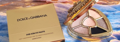 Палетка теней Dolce&Gabbana Ever Icon Eye Palette оттенок № 03 Chrome Star - классическая палитра в блестящем исполнении