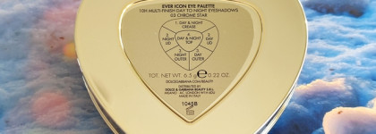 Палетка теней Dolce&Gabbana Ever Icon Eye Palette оттенок № 03 Chrome Star - классическая палитра в блестящем исполнении