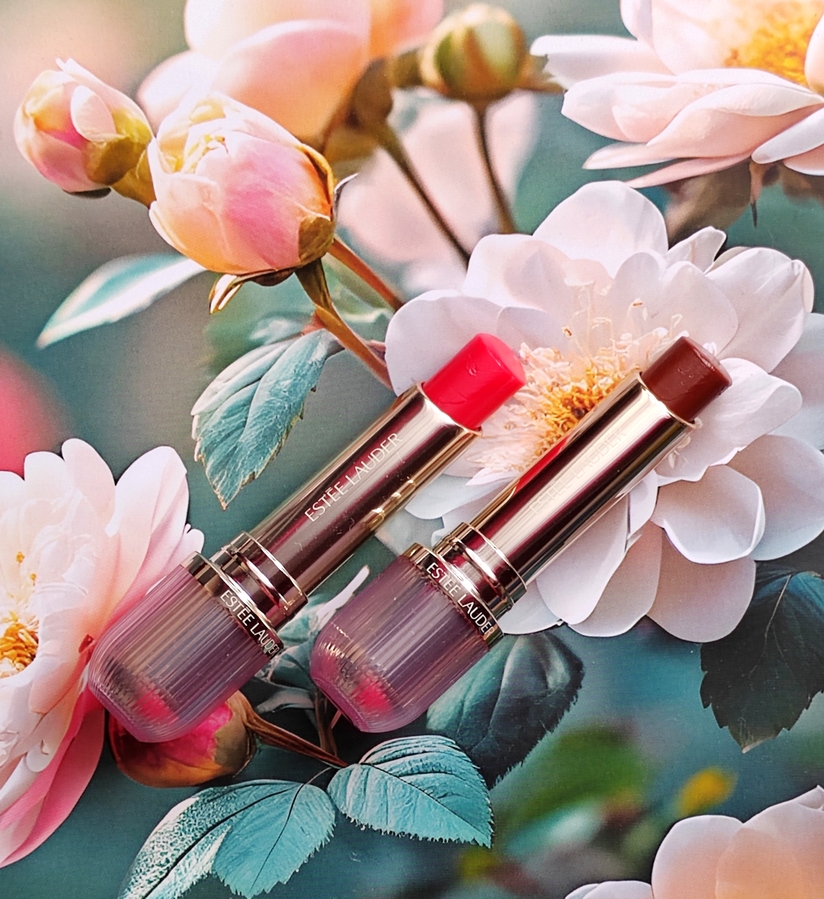Оттеночный бальзам для губ с гиалуроновой кислотой Estee Lauder Futurist HydraPlump Lip Balm оттенок 701 Cherry Glow и 704 Clove Cushion