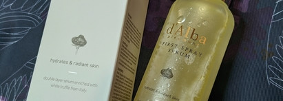 D'Alba white truffle first spray serum на обезвоженой комбинированной коже