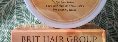 Brit Hair Group Gold Hydrogel Eye Mask с частицами золота и гиалуроновой кислотой от отёков и тёмных кругов