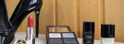 Tom Ford Eye Color Quad in Titanium Smoke #10, Golden Mink #01, Sahara Haze #08, Cobalt Rush #07, Lavander Lust #11