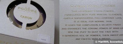 Легенда. Пудра Caron La Poudre Libre Classique  в оттенке Madame