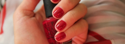 Когда приближается осень, или OPI Nail Lacquer L87 "Malaga wine"