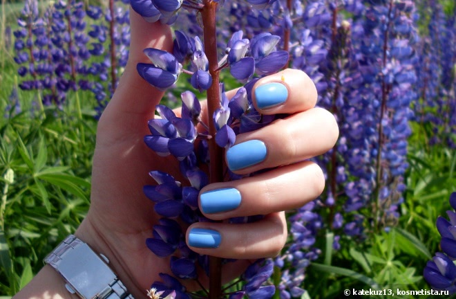 Ногти цвета неба... Essie nail polish 94 lapiz of luxury