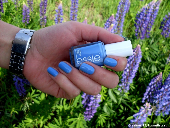 Ногти цвета неба... Essie nail polish 94 lapiz of luxury
